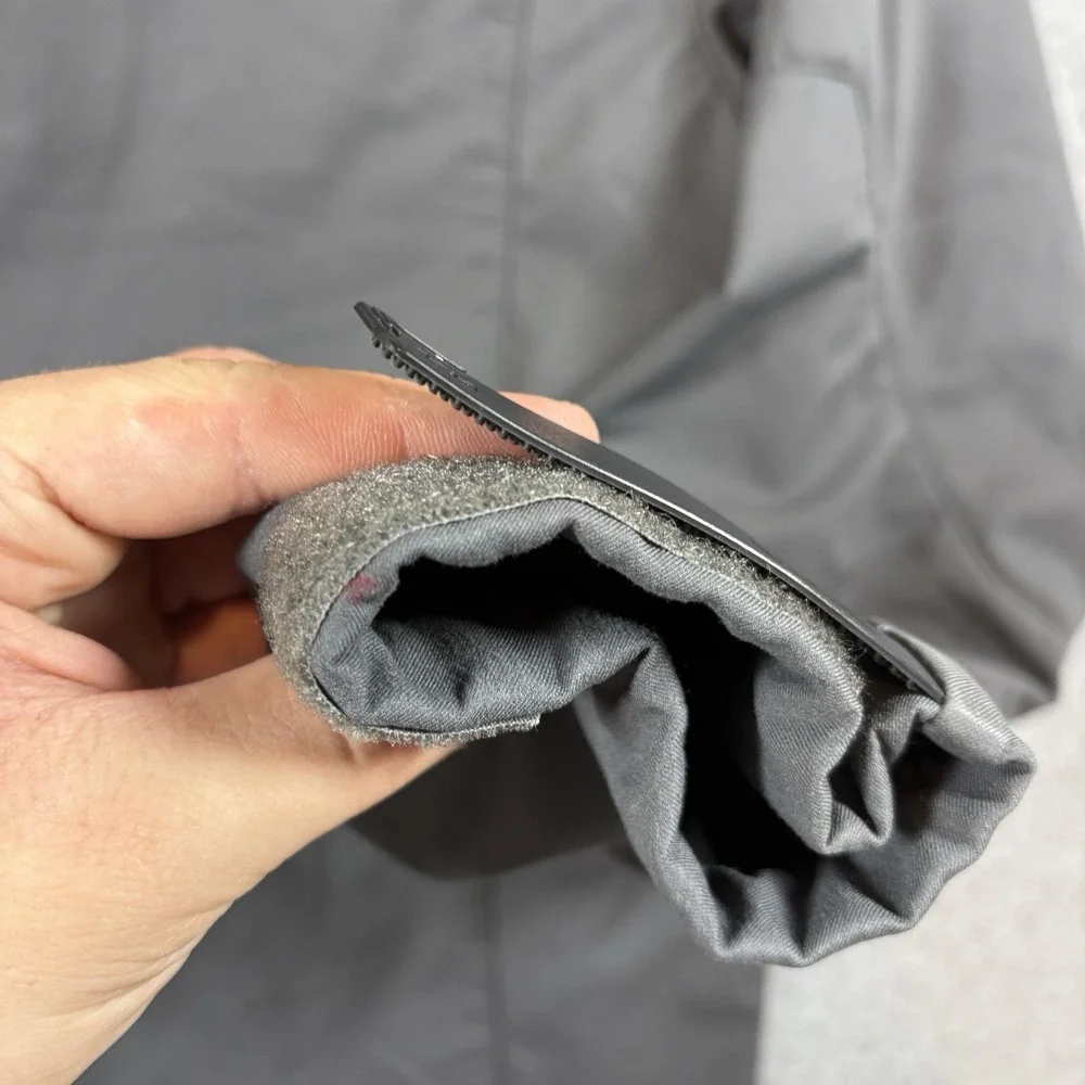 Helly Hansen Men Paramount Softshell Jacket Large Grey Fleece Lined Workwear